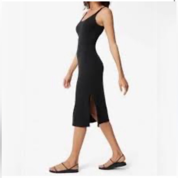 New! MATE the Label Black Midi Dress - Picture 2 of 7